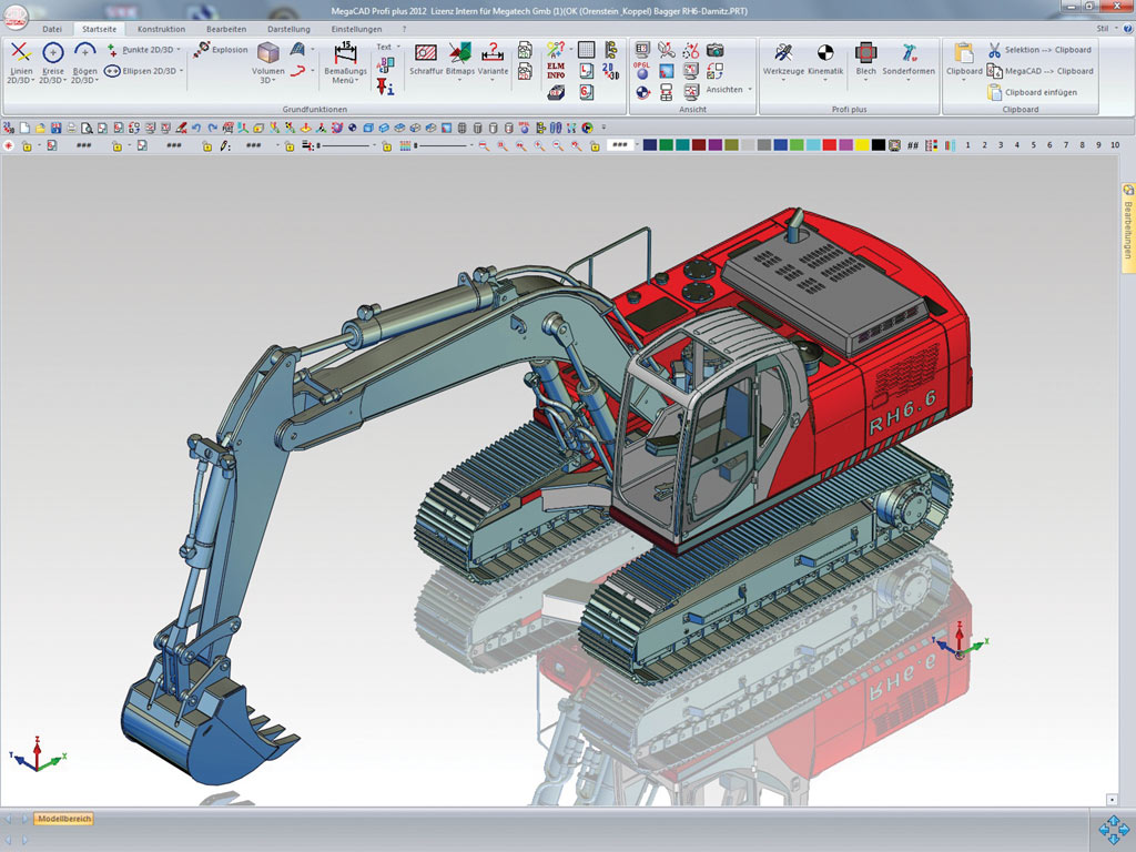 MegaCAD – Ihre 2D- und 3D-CAD-Software in einem